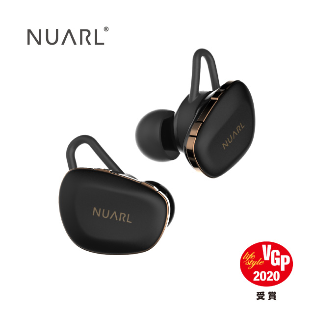 ★N6系列旗艦機★Nuarl N6PRO 原創單體、細膩音色 aptX 真‧無線藍牙耳機 (墨都)