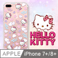 Apple iPhone 7/8 plus Hello Kitty彩繪空壓殼 - 粉彩氣泡