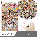 KnowStar APPLE iPhone6/6s 4.7吋 奧地利水晶彩繪防摔氣墊手機鑽殼-王者