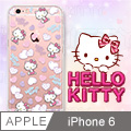 Apple iPhone 6/6s Hello Kitty彩繪空壓殼 - 粉彩氣泡