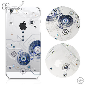 apbs APPLE iPhone SE/5S/5 施華洛世奇彩鑽手機殼-驅動