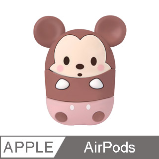 InfoThink 迪士尼系列無線耳機造型保護套for AirPods - 米奇