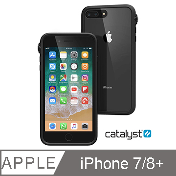 catalyst Apple iPhone7/8 Plus 5.5吋專用 IP68防水軍規防震防泥超強保護殼 ◆黑