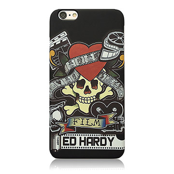 Ed Hardy iPhone 7 PLUS (5.5吋)亮面保護殼-影視骷髏
