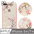 apbs APPLE iPhone8+/7+耐衝擊雙料水晶保護殼-日本櫻
