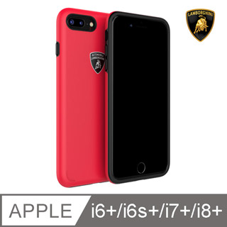 iPhone 6/7/8 Plus 藍寶堅尼 Gallardo原廠防摔系列保護殼 - 耀眼紅