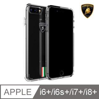 iPhone 6/7/8 Plus 藍寶堅尼 Gallardo原廠防摔系列保護殼 - 透明
