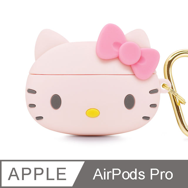 GARMMA Hello Kitty AirPods Pro 藍牙耳機盒保護套 粉色