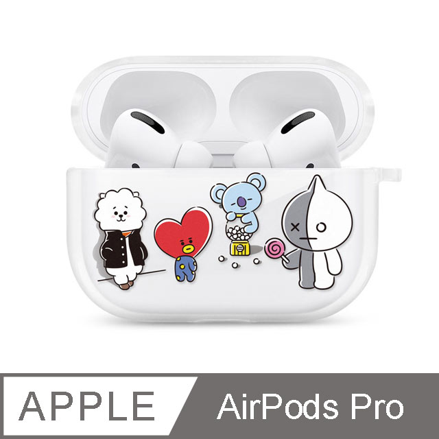 GARMMA 宇宙明星BT21 Airpods Pro TPU保護套 宇宙明星樂悠遊A款