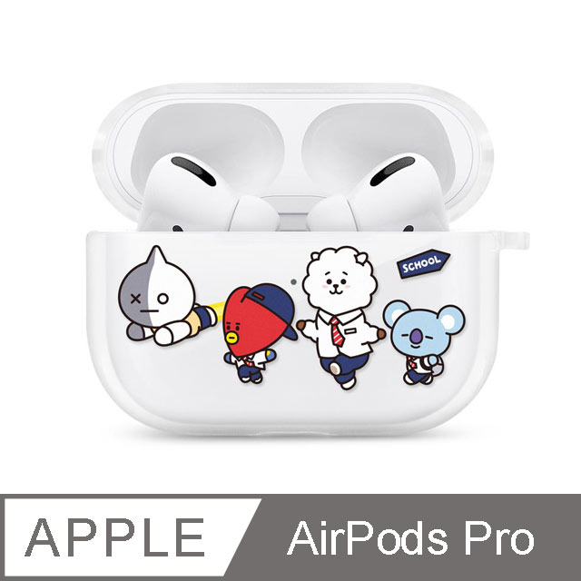 GARMMA 宇宙明星BT21 AirPods Pro TPU保護套 宇宙明星上學去A款