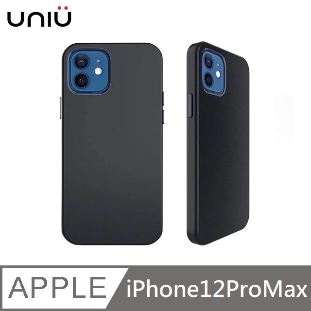 UNIU CUERO 全包皮革保護殼 for iPhone 12 Pro Max - 午夜藍