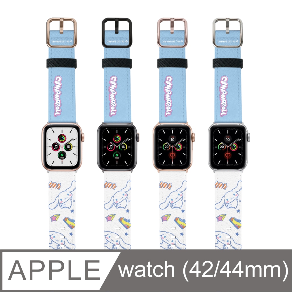 【Hong Man】三麗鷗系列 Apple Watch 皮革錶帶 大耳狗 42/44mm