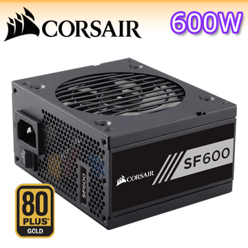 CORSAIR海盜船 SF600 80Plus金牌 電源供應器