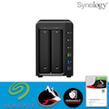 【 IronWolf 3TBx2 】Synology 群暉科技 DS718+ 2Bay NAS 網路儲存伺服器
