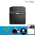 【 IronWolf 3TBx4 】Synology 群暉科技 DiskStation DS418j 4Bay NAS 網路儲存伺服器