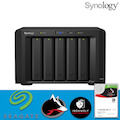 【 IronWolf 8TBx5 】Synology 群暉科技 DiskStation DX517 5Bay NAS 網路儲存擴充櫃