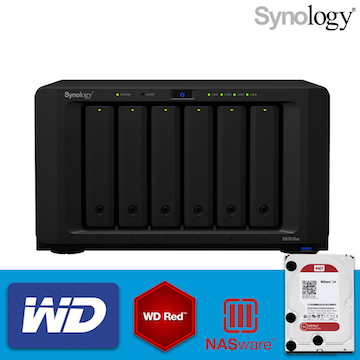 【 WD紅標3TBx6 】Synology 群暉科技 DiskStation DS3018xs 6Bay NAS 網路儲存伺服器