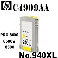 【iToner】HP NO.940XL C4909AA(黃)相容墨水匣【適用】PRO 8000/8500W/8500