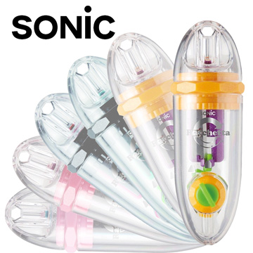 Sonic 超輕便可調式 雙迴旋削鉛筆機10入(桔/SK-878)