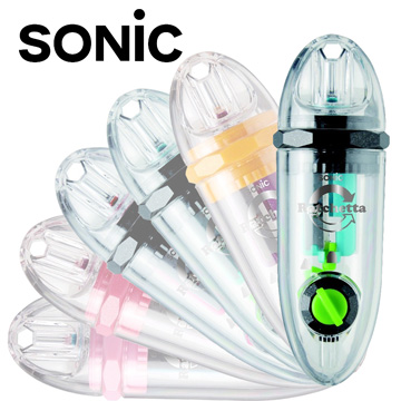 Sonic 超輕便可調式 雙迴旋削鉛筆機10入(藍/SK-878)