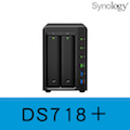 Synology 群暉科技 DS718+ 2Bay NAS 網路儲存伺服器