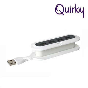 巧趣Quirky 全方向四埠USB集線器 CONTORT (福利品)