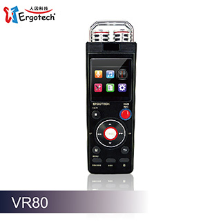 人因科技Ergotech 秘錄王 多功能學習數位錄音筆 VR80CK