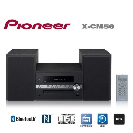 Pioneer 先鋒 X-CM56 HI-FI CD組合音響 床頭音響