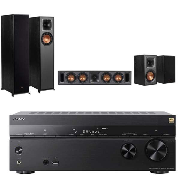 SONY STR-DN1080 7.2聲道家庭劇院AV擴大機+Klipsch R-610F+R-34C+R-41M 五聲道劇院組