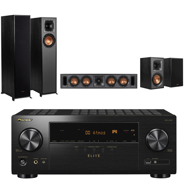 Pioneer VSX-LX104-B 7.2聲道 AV環繞擴大機+Klipsch R-610F+R-34C+R-41M 五聲道劇院組