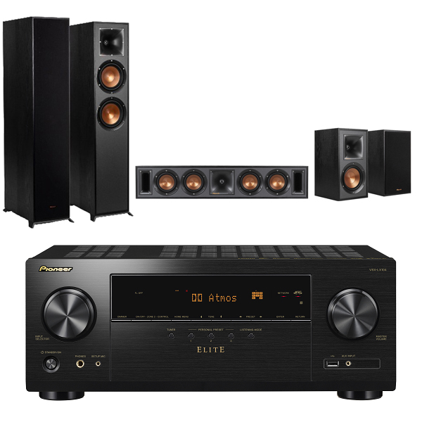 Pioneer VSX-LX104-B 7.2聲道 AV環繞擴大機+Klipsch R-820F+R-34C+R-41M 五聲道劇院組