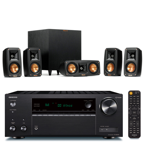 ONKYO TX-NR595 7.2聲道擴大機+Klipsch Reference Theater Pack 5.1聲道 劇院喇叭組