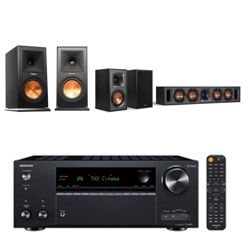 ONKYO TX-NR696 7.2聲道擴大機+Klipsch RP-160M+R-34C+R-41M