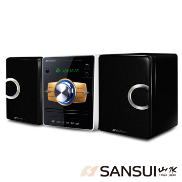 SANSUI山水數位DVD/USB/3合1讀卡床頭音響組(MS-735)