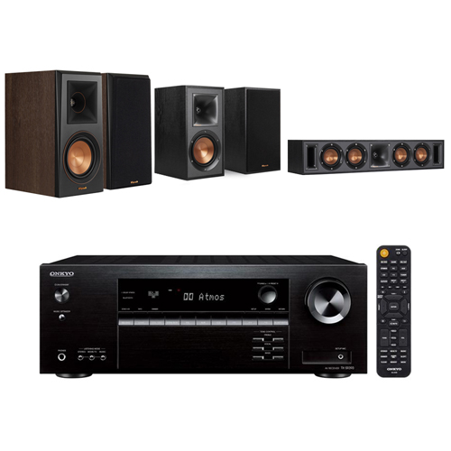 ONKYO TX-SR393 5.2 聲道AV擴大機+Klipsch RP-500M+R-34C+R-41M