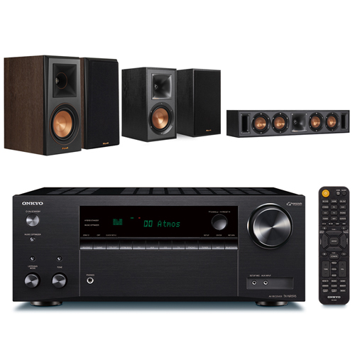 ONKYO TX-NR595 7.2聲道擴大機+Klipsch RP-500M+R-34C+R-41M