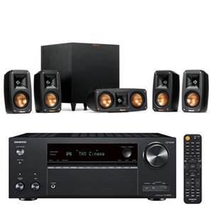 ONKYO TX-NR696 7.2聲道AV環繞擴大機+Klipsch Reference Theater Pack 5.1聲道喇叭組