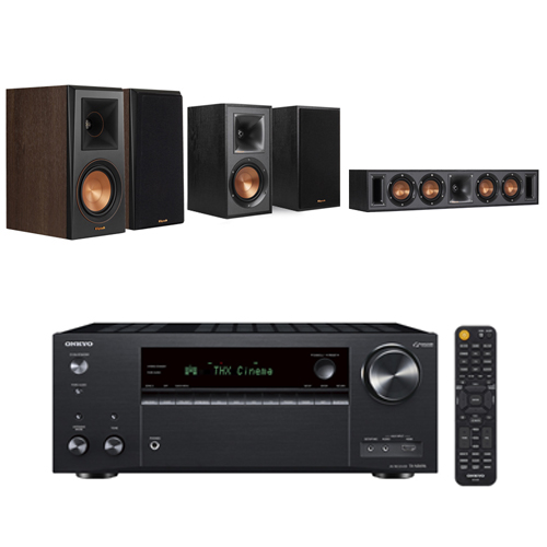ONKYO TX-NR696 7.2聲道AV環繞擴大機+Klipsch RP-500M+R-34C+R-41M