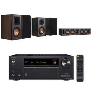 ONKYO TX-NR696 7.2聲道AV環繞擴大機+Klipsch RP-500M+R-34C+R-41M
