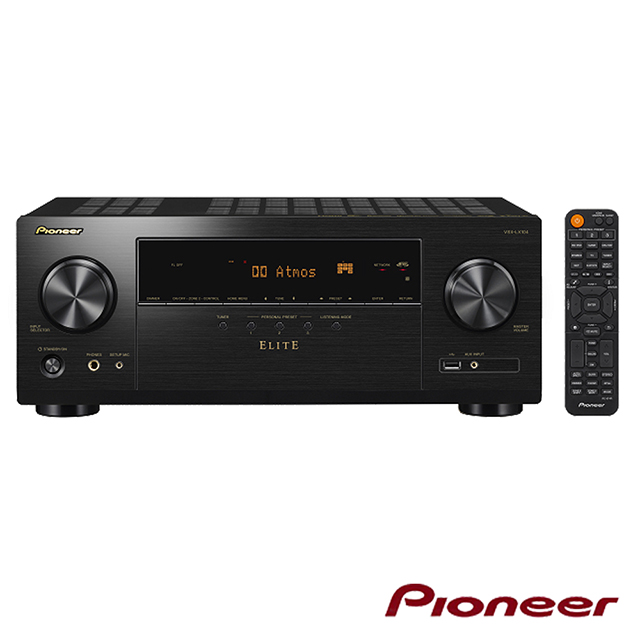 送4K專用原廠HDMI 線Pioneer先鋒 ELITE 7.2聲道 AV環繞擴大機VSX-LX104(B)