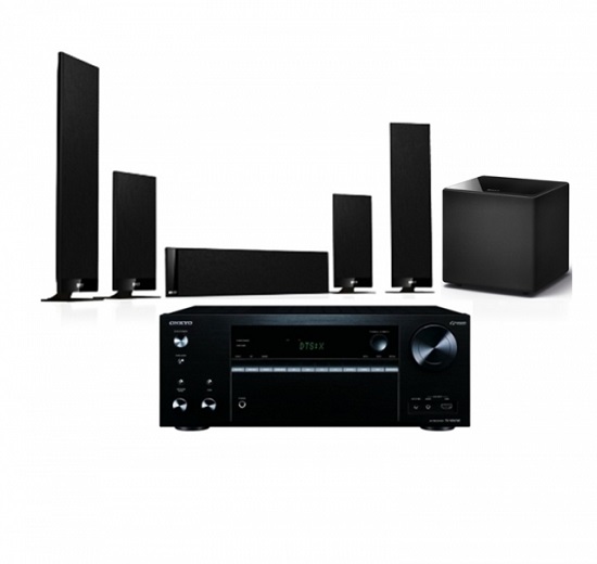 KEF T205 5.1聲道超薄型家庭劇院+ONKYO 7.2聲道擴大機