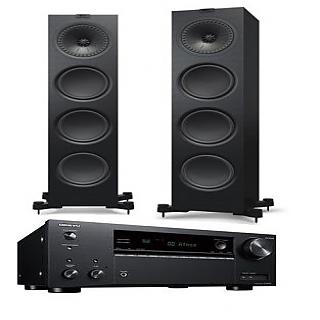 KEF Q950直立式揚聲器+日本ONKYO TX-NR595 7.2聲道 環繞擴大機
