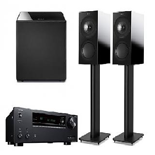 英國 KEF R3 Gloss Black+ONKYO TX-NR595 7.2聲道+KEF 英國 超重低音揚聲器