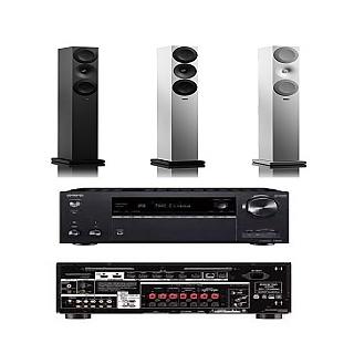 Amphion 北歐芬蘭 Helium 520 落地喇叭/對 (六色)+ONKYO TX-NR696 7.2聲道環繞擴大機
