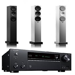 Amphion 北歐芬蘭之聲 Helium 520 落地喇叭/對+日本ONKYO TX-NR595 7.2聲道 環繞擴大機