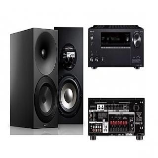 Amphion 北歐芬蘭之聲 Argon 3S 書架喇叭/對+ONKYO TX-NR696 7.2聲道環繞擴大機