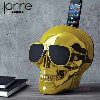 法國 Jarre AeroSkull HD 無線藍牙喇叭(金色/紅色)
