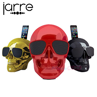 法國 Jarre AeroSkull HD 無線藍牙喇叭(紅色/金色)