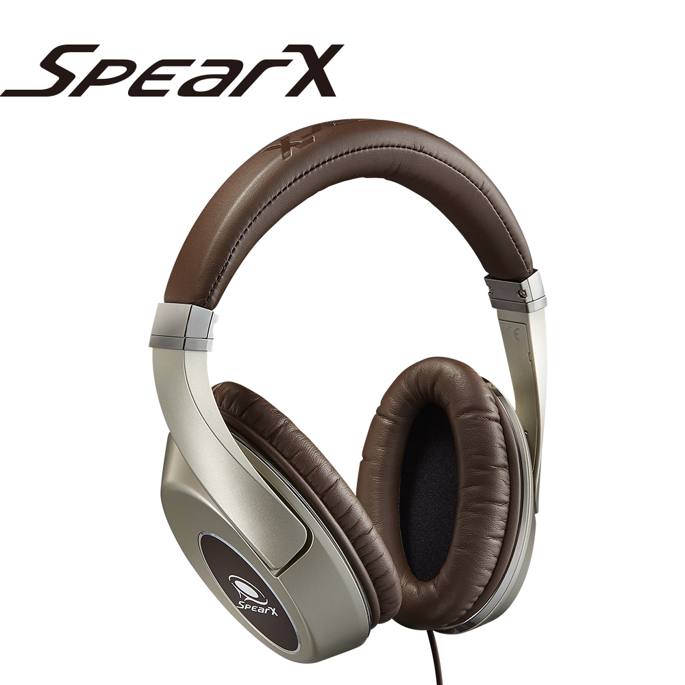 【SPEARX 聲特科技】品味經典 D系列音樂耳機D1經典咖啡金