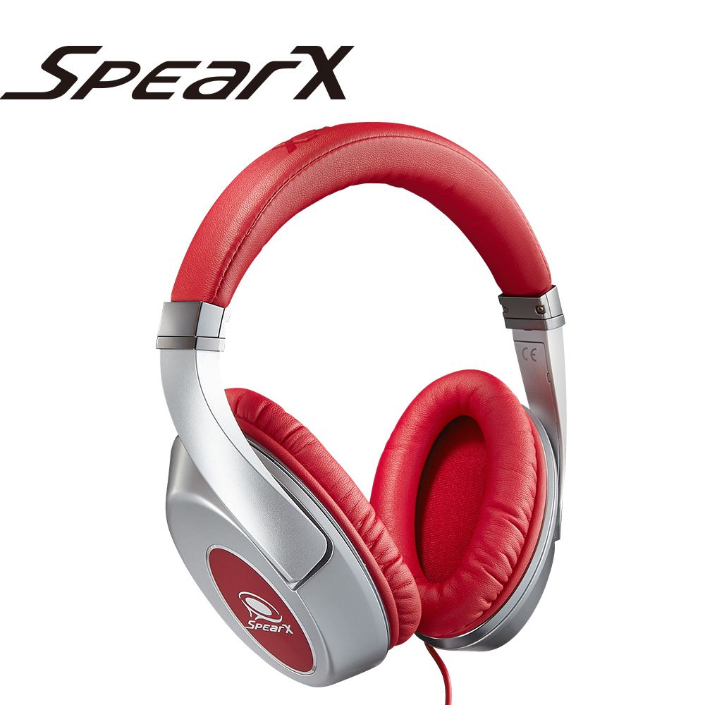 【SPEARX 聲特科技】 品味經典 D系列音樂耳機D1品味亮紅銀